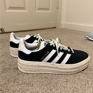 Adidas Gazelle Black and White Sneakers